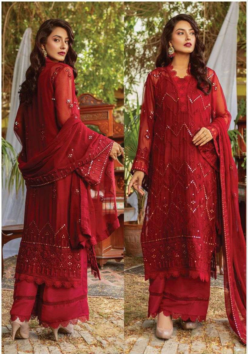 NAUSHAD IMDAD EMBROIDERD CHIFFON COLLECTION VOL-2